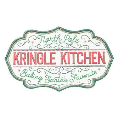 Kringle Kitchen Metal Sign - The Fox Decor